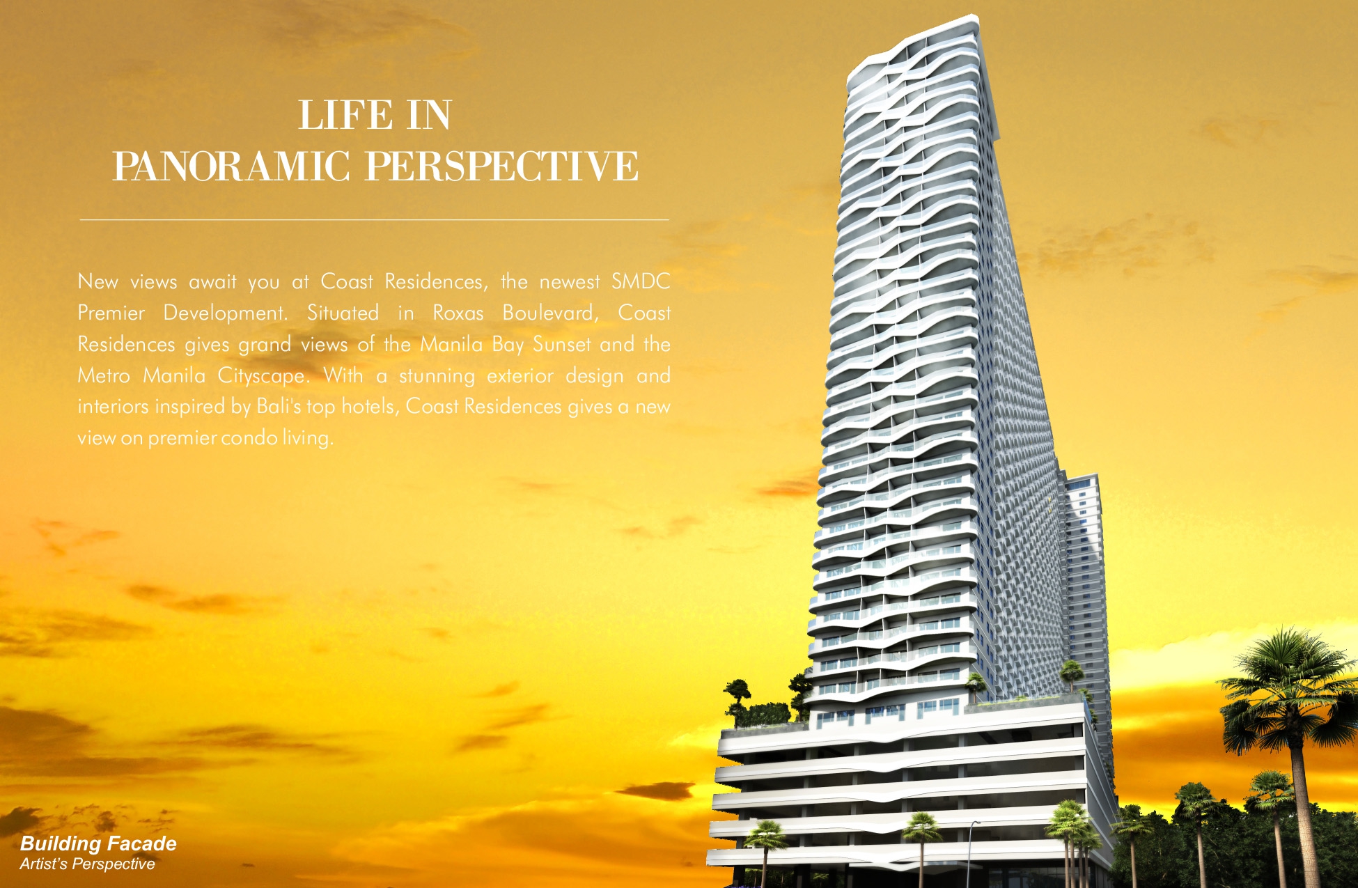 SMDC Coast Residences - 2 Bedroom End Unit with Balcony